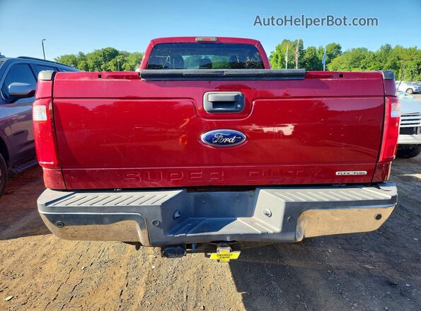 1FTRF3B61GEA18853 2016 FORD F350 Red Widok z tyłu