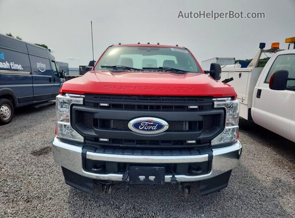 1FTRF3B61NEF37396 2022 FORD F350 Red Դիմացի տեսք