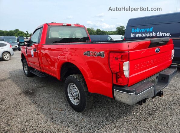 1FTRF3B61NEF37396 2022 FORD F350 Red Հետևի ձախ