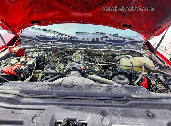 1FTRF3B61NEF37396 2022 FORD F350 Red Հետևի նստատեղերի տեսք