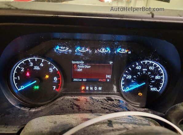 1FTRF3BN2REF02010 2024 FORD F350 Red Instrument cluster view