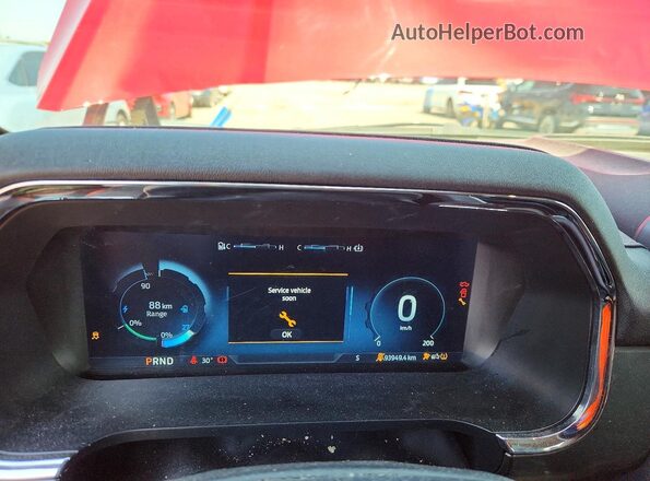 1FTVW3LK0RWG15466 2024 FORD F150 Красный Вид щитка приборов