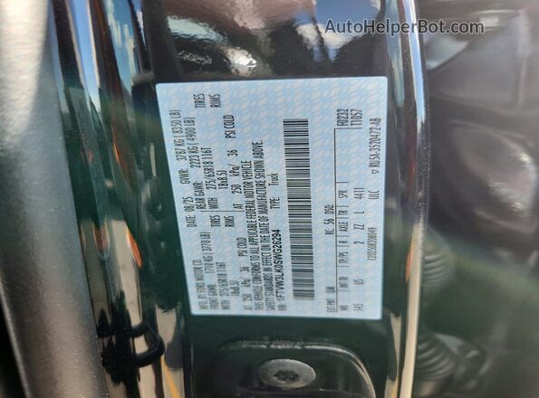 1FTVW3LK0SWG26294 2025 FORD F150 Black Widok komory silnika