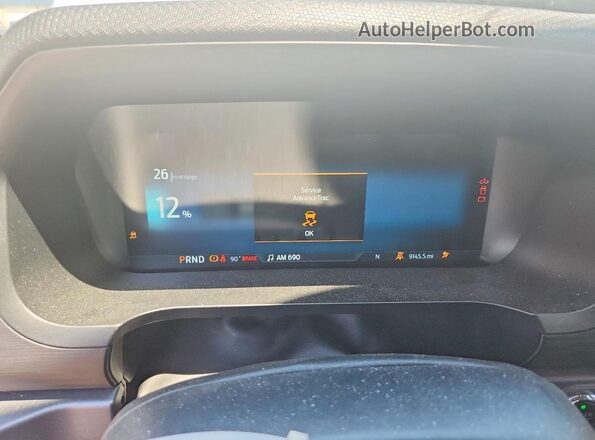 1FTVW3LK8SWG35387 2025 FORD F150 White Widok zestawu wskaźników