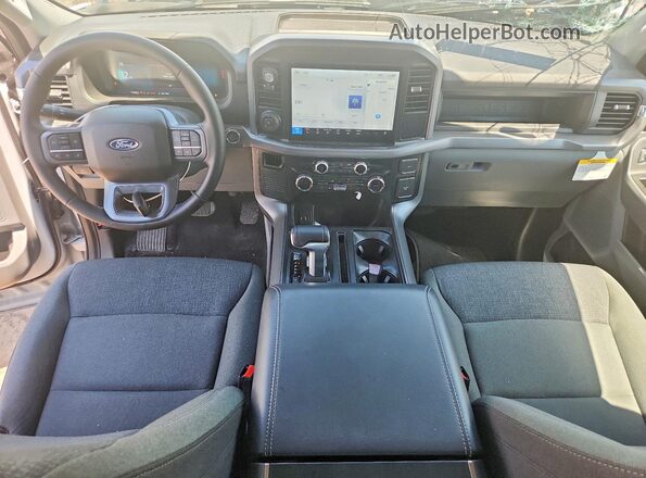 1FTVW3LK8SWG35387 2025 FORD F150 White Widok deski rozdzielczej