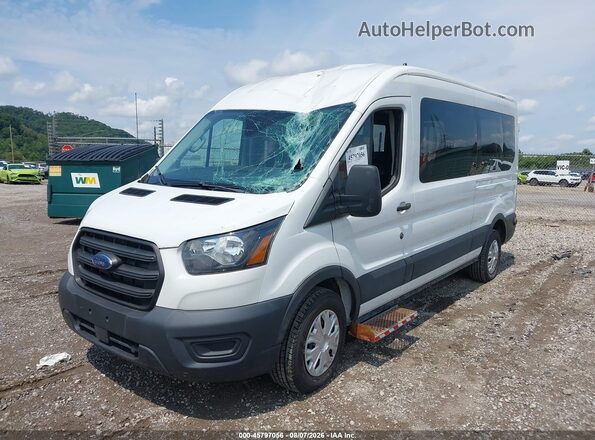 1FTYE1C89LKA17366 2020 FORD TRANSIT-150 White Առջևի ձախ երեք քառորդ տեսարան