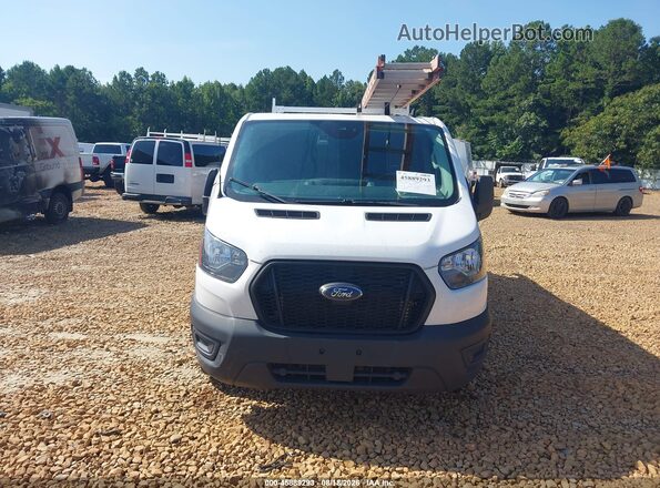 1FTYE1Y82MKA71795 2021 FORD TRANSIT-150 White Widok zestawu wskaźników