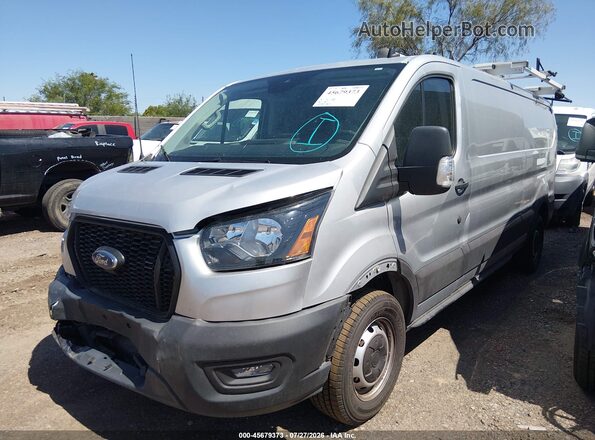 1FTYE1Y82PKB28193 2023 FORD TRANSIT-150 Серебряный Передняя левая четверть