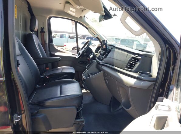 1FTYE1Y86LKA27197 2020 FORD TRANSIT-150 Black Front interior view