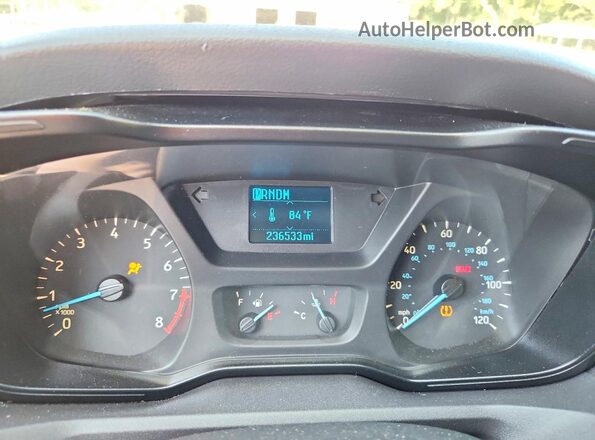 1FTYE1YMXHKB49226 2017 FORD TRANSIT Белый Вид щитка приборов