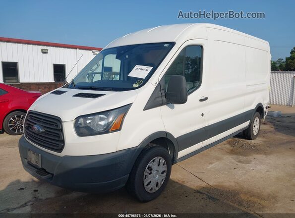1FTYE2CM3JKA41193 2018 FORD TRANSIT-150 White წინა მარცხენა ხედი სამი მეოთხედიდან