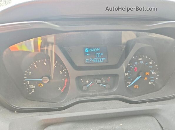 1FTYE2CM7GKA38435 2016 FORD TRANSIT White Instrument cluster view