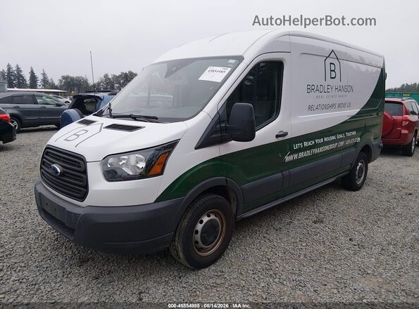 1FTYE2CM8JKA60953 2018 FORD TRANSIT-150 White Front left