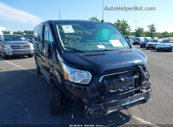 1FTYE2Y80MKA24206 2021 FORD TRANSIT-150 Black Front view