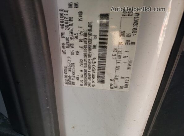 1FTYR1YM3GKA12776 2016 FORD TRANSIT White VIN կոդի պիտակի տեսք