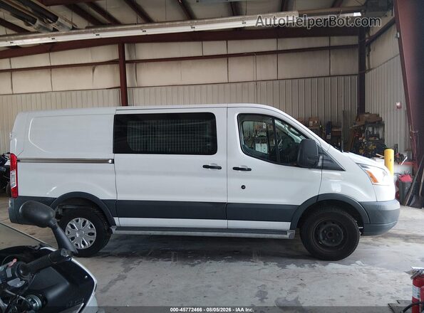 1FTYR1YM9JKA46809 2018 FORD TRANSIT-250 White Widok wnętrza z tyłu