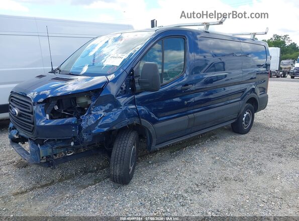 1FTYR1ZM3KKA52086 2019 FORD TRANSIT-250 Blue Առջևի ձախ երեք քառորդ տեսարան