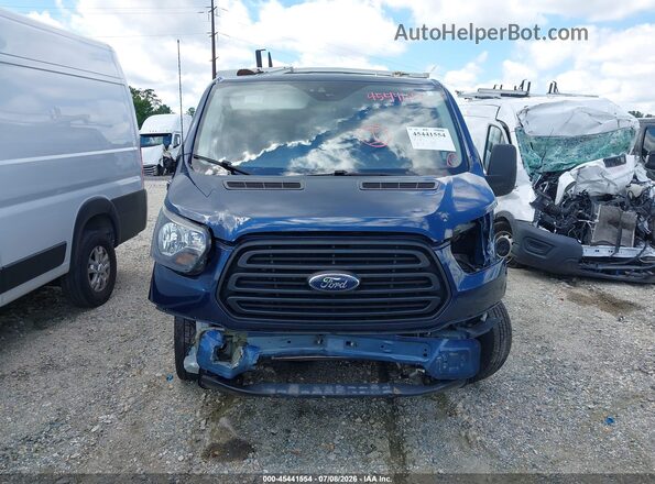 1FTYR1ZM3KKA52086 2019 FORD TRANSIT-250 Blue Առջևի վահանակի տեսք