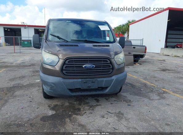 1FTYR1ZM5GKA18593 2016 FORD TRANSIT-250 Beige Rear interior view