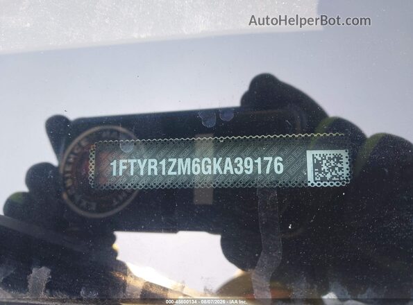 1FTYR1ZM6GKA39176 2016 FORD TRANSIT-250 White Vista del compartimento del motor