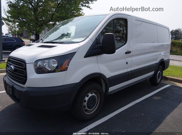 1FTYR1ZMXKKB43582 2019 FORD TRANSIT-250 White Առջևի ձախ երեք քառորդ տեսարան