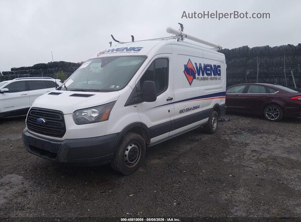 1FTYR2CG9JKB24111 2018 FORD TRANSIT-250 White Przód lewy