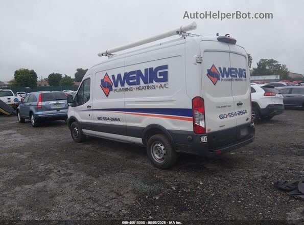 1FTYR2CG9JKB24111 2018 FORD TRANSIT-250 White Tył lewy