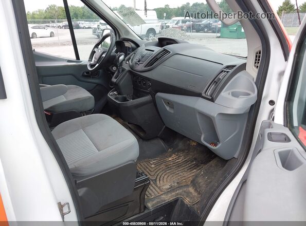 1FTYR2CM0KKA59124 2019 FORD TRANSIT-250 White Widok wnętrza z przodu