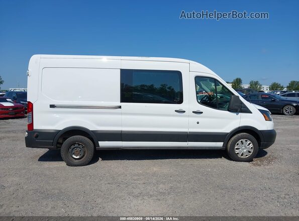 1FTYR2CM0KKA59124 2019 FORD TRANSIT-250 White Widok wnętrza z tyłu