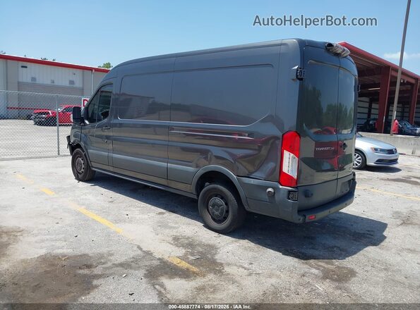 1FTYR2CM1JKB23945 2018 FORD TRANSIT-250 Gray Rear left