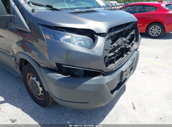 1FTYR2CM1JKB23945 2018 FORD TRANSIT-250 Gray Front view
