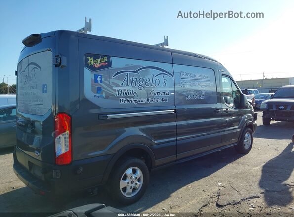1FTYR2CM5KKA09237 2019 FORD TRANSIT-250 Gray უკანა მარჯვენა