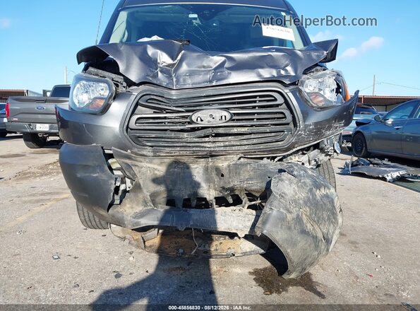 1FTYR2CM5KKA09237 2019 FORD TRANSIT-250 Gray წინა ხედი