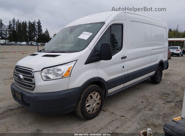 1FTYR2CM9JKA42675 2018 FORD TRANSIT-250 White წინა მარცხენა ხედი სამი მეოთხედიდან