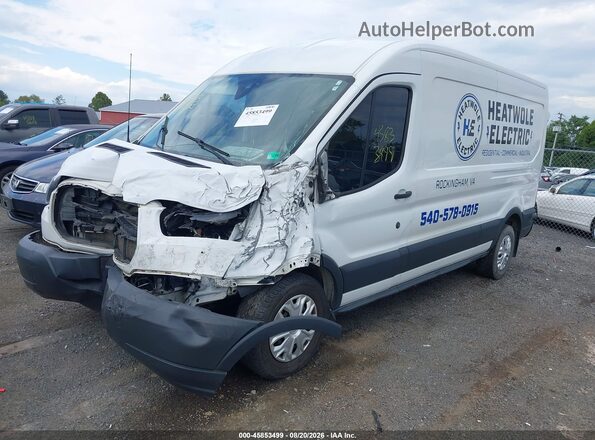1FTYR2CMXJKB29937 2018 FORD TRANSIT-250 White Vista tres cuartos delantera izquierda