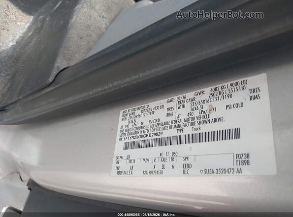 1FTYR2XG0GKB29829 2016 FORD TRANSIT-250 Gray Vista del compartimento del motor