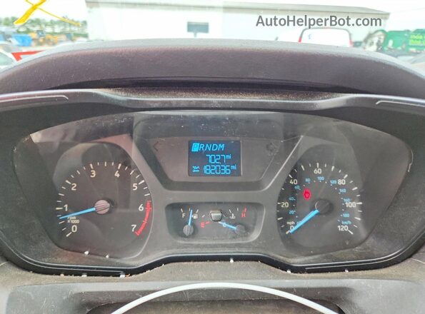 1FTYR2ZG5HKA73255 2017 FORD TRANSIT Белый Вид щитка приборов