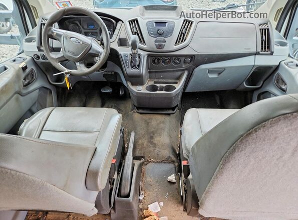 1FTYR2ZG5HKA73255 2017 FORD TRANSIT Белый Вид панели приборов