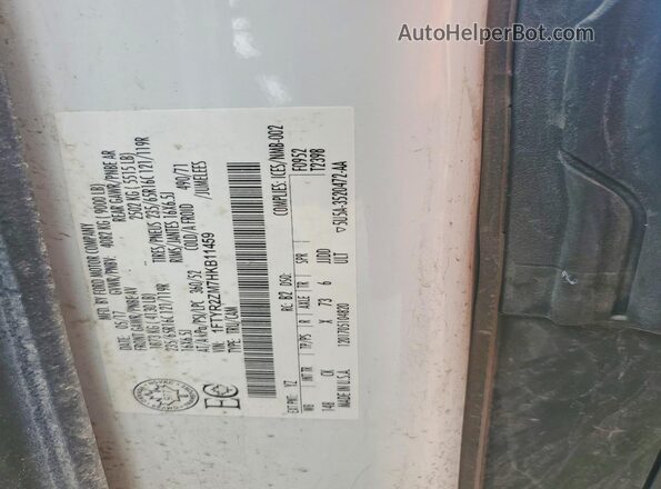 1FTYR2ZM7HKB11459 2017 FORD TRANSIT White Widok komory silnika