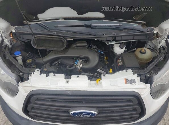 1FTYR2ZM7JKA08130 2018 FORD TRANSIT Белый Вид подкапотного пространства