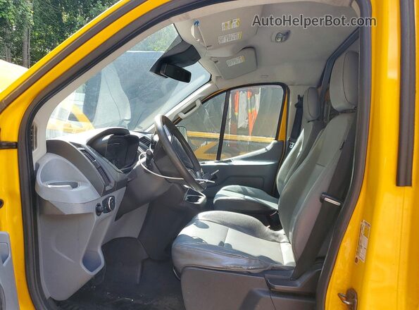 1FTYR2ZM8GKA90166 2016 FORD TRANSIT Yellow Вид салону спереду