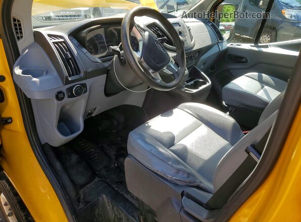 1FTYR2ZM8GKA90166 2016 FORD TRANSIT Yellow Вид панелі приладів