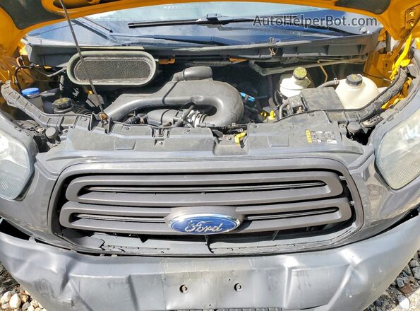 1FTYR2ZM8GKA90166 2016 FORD TRANSIT Yellow Вид підкапотного простору