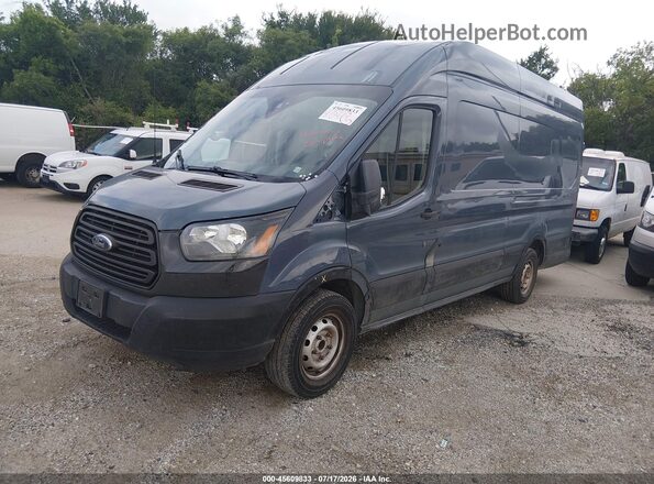 1FTYR3XM4KKB90492 2019 FORD TRANSIT-250 Blue Vista tres cuartos delantera izquierda