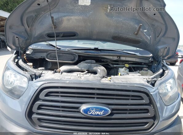 1FTYR3XM7KKB17374 2019 FORD TRANSIT-250 Blue Rear view