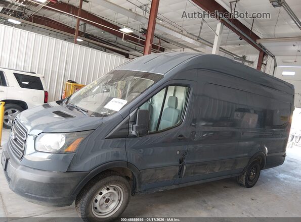 1FTYR3XM7KKB17374 2019 FORD TRANSIT-250 Blue Rear interior view