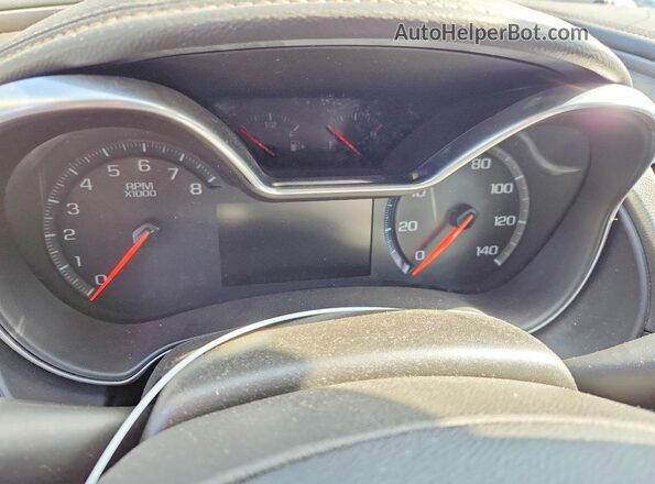 1G1105S30HU190047 2017 CHEVROLET IMPALA Желто-коричневый Вид щитка приборов