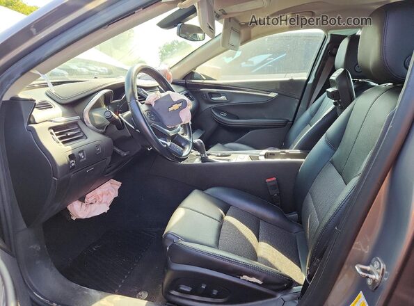 1G1105S30HU190047 2017 CHEVROLET IMPALA Желто-коричневый Вид салона спереди