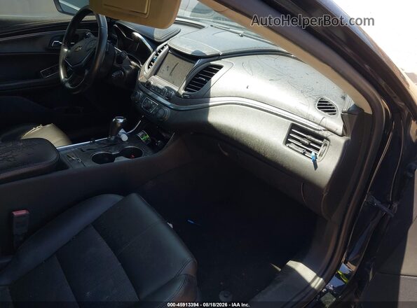1G1105S32HU158975 2017 CHEVROLET IMPALA Black Front interior view