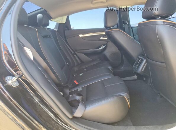 1G1105S35LU107561 2020 CHEVROLET IMPALA Black Rear seats view